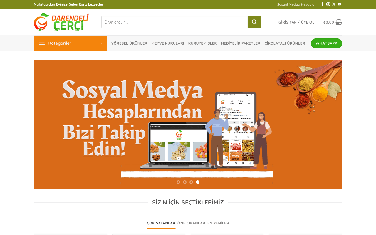 Darende Licerci web sitesi ekran görüntüsü