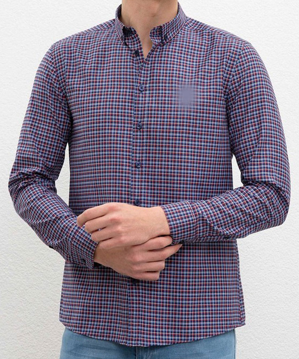 Demo Erkek Kareli Dokuma Gömlek