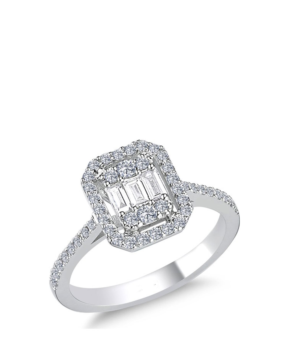 Demo Pırlanta Baget Yüzük